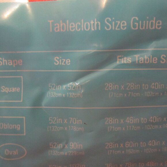 Vinyl Tablecloth Summer Fun Nautical Sailboat Lighthouse 52 x 70 oblong NIP - Picture 7 of 8